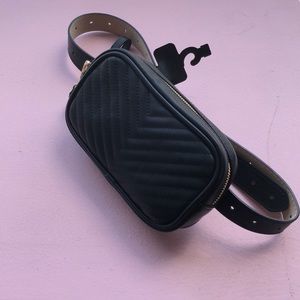 Steve Madden Black Fanny pack